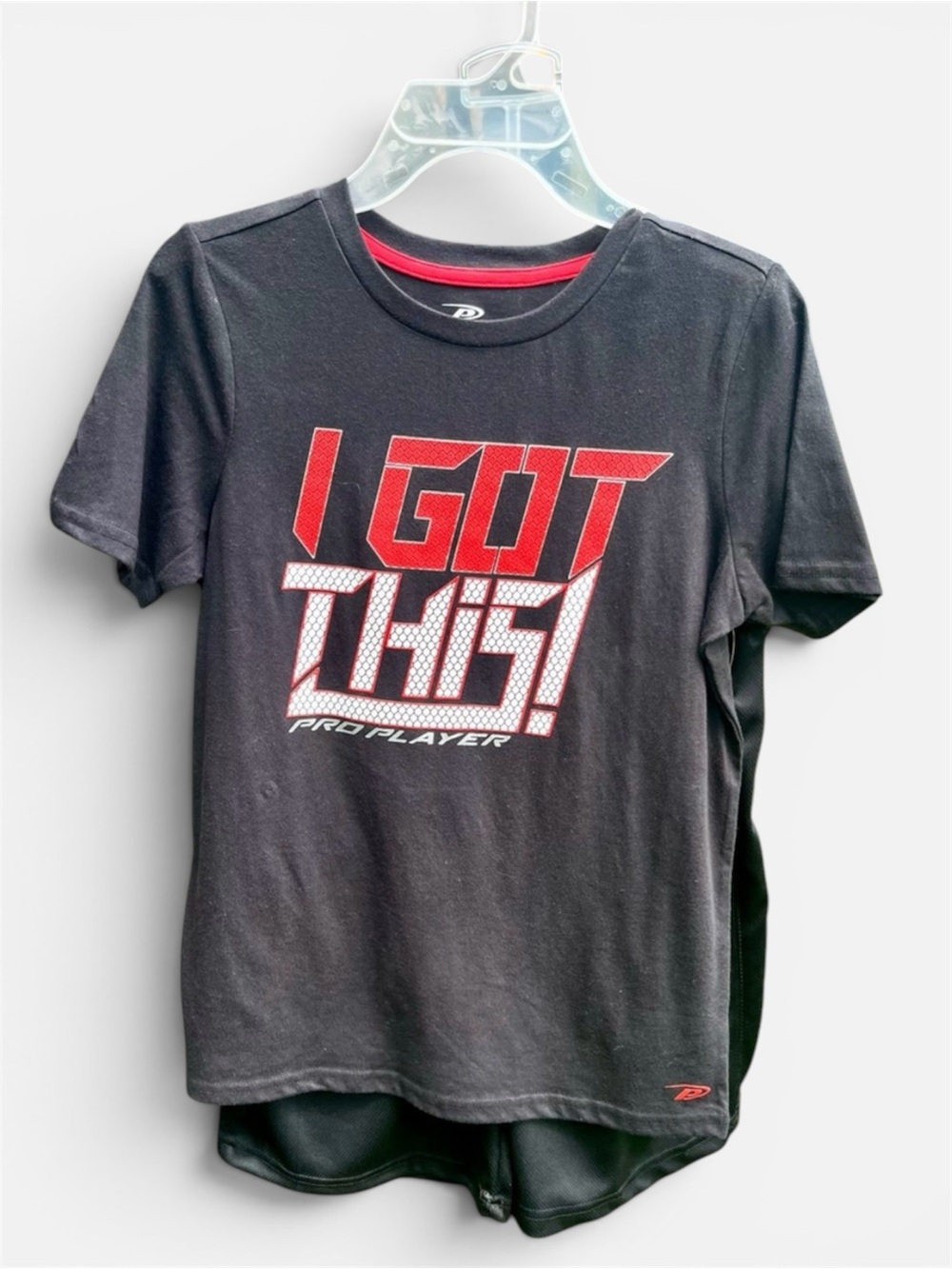 NWT Black "I GOT THIS!" Graphic 2pc Short Set